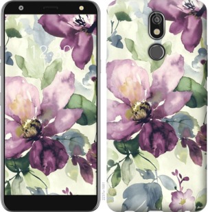 

Чохол Квіти аквареллю на LG K40 763035