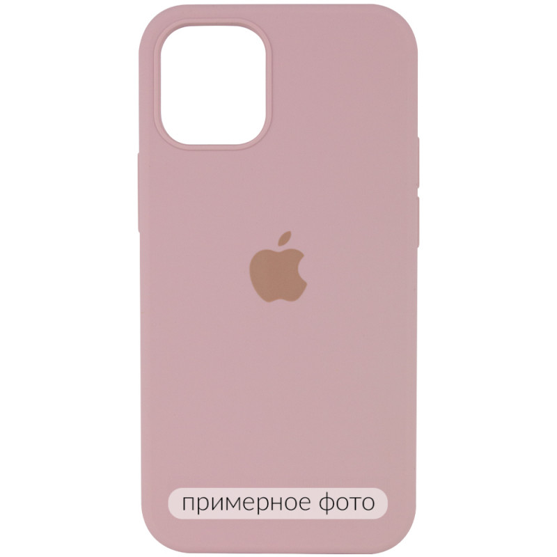 Чехол Silicone Case Full Protective (AA) для Apple iPhone 16 Pro (6.3") (Розовый / Pink Sand)