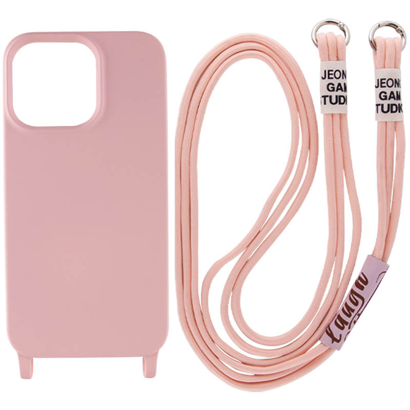 

Чохол Cord case з довгим кольоровим ремінцем на Apple iPhone 14 Pro (6.1") (Рожевий / Pink Sand) 1421469