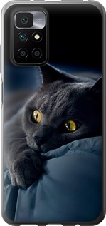 Чохол Димчастий кіт на Xiaomi Redmi 10