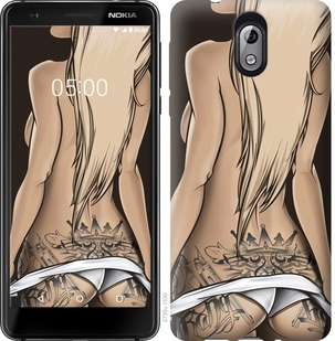 

Чехол Девушка с татуировкой для Nokia 2.2 741297