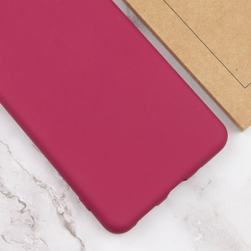 Чохол Silicone Cover Lakshmi Full Camera (AA) на Samsung Galaxy A36 5G (Бордовий / Marsala) в магазині vchehle.ua
