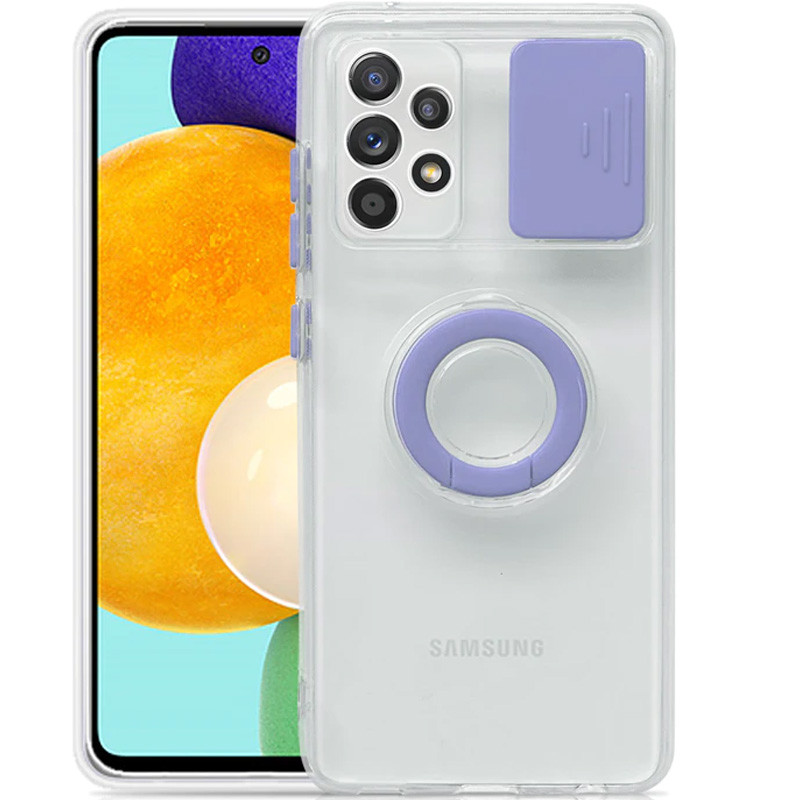 

Чохол Camshield ColorRing TPU зі шторкою для камери на Samsung Galaxy A32 4G (Бузковий) 1162258
