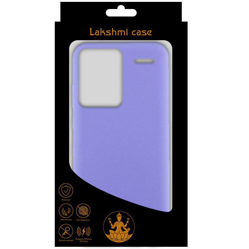 Чохол Silicone Cover Lakshmi (AAA) на Xiaomi Redmi Note 13 Pro+ (Бузковий / Dasheen) в магазині vchehle.ua