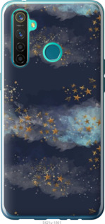 

Чехол Ночь золотые звезды для Realme 5 Pro 1406400