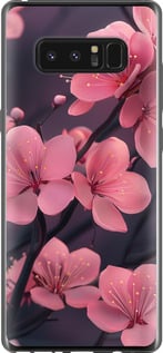 Чохол Пурпурна сакура на Samsung Galaxy Note 8