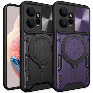 Ударопрочный чехол Bracket case with Magnetic для Xiaomi Redmi Note 12 4G