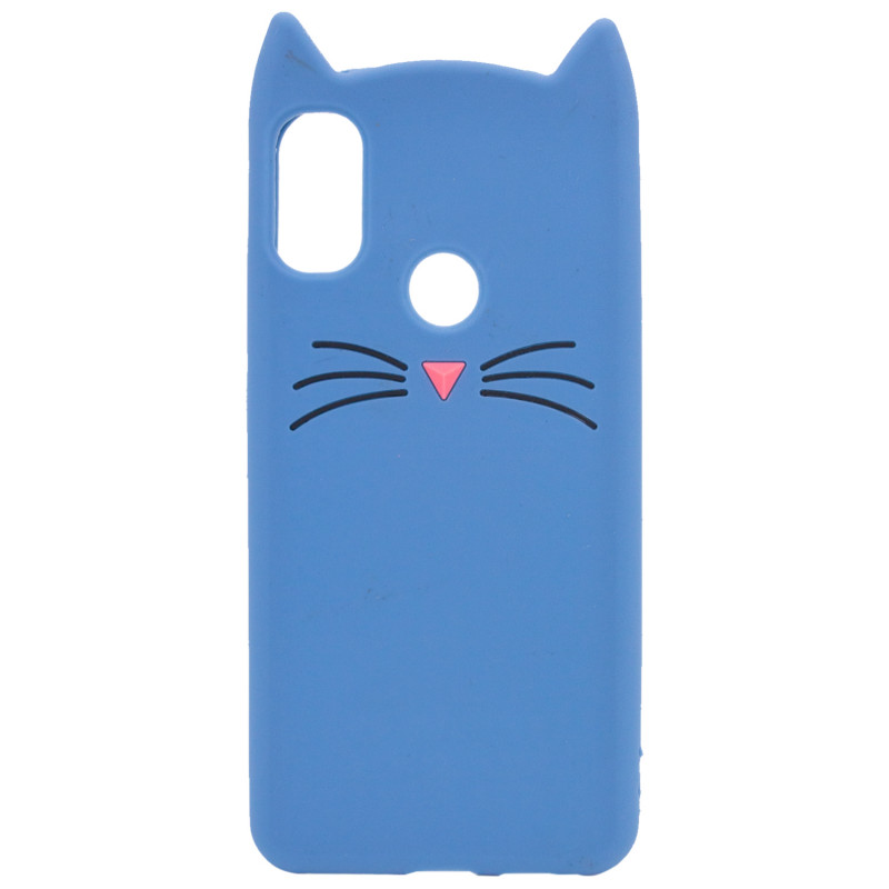

Силиконовая накладка 3D Cat для Xiaomi Redmi Note 5 (Синий) 873807