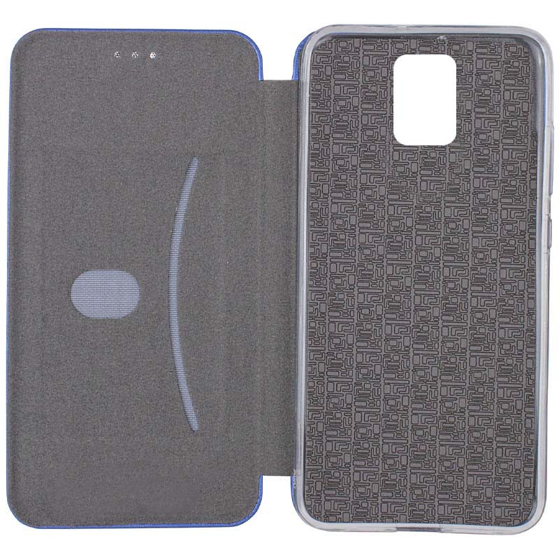 Фото Кожаный чехол-книжка Classy для Xiaomi Redmi Note 9s / Note 9 Pro / Note 9 Pro Max (Синий) в магазине vchehle.ua