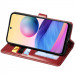 Фото Кожаный чехол-книжка GETMAN Gallant (PU) для Samsung Galaxy A24 4G (Красный) на vchehle.ua