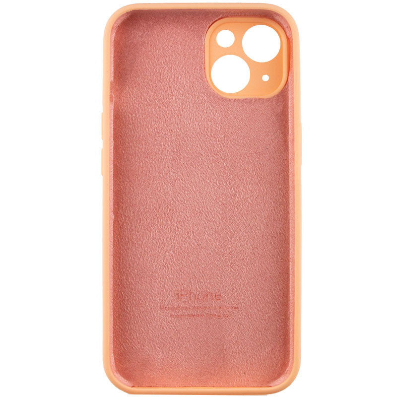 Чехол Silicone Case Full Camera Protective (AA) для Apple iPhone 14 (6.1") (Оранжевый / Cantaloupe) в магазине vchehle.ua