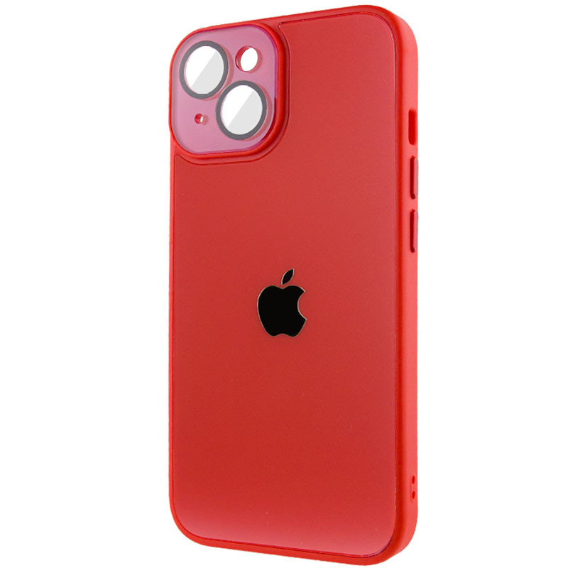 Фото Чохол TPU+Glass Sapphire Midnight на Apple iPhone 14 (6.1") (Червоний / Red) в маназині vchehle.ua