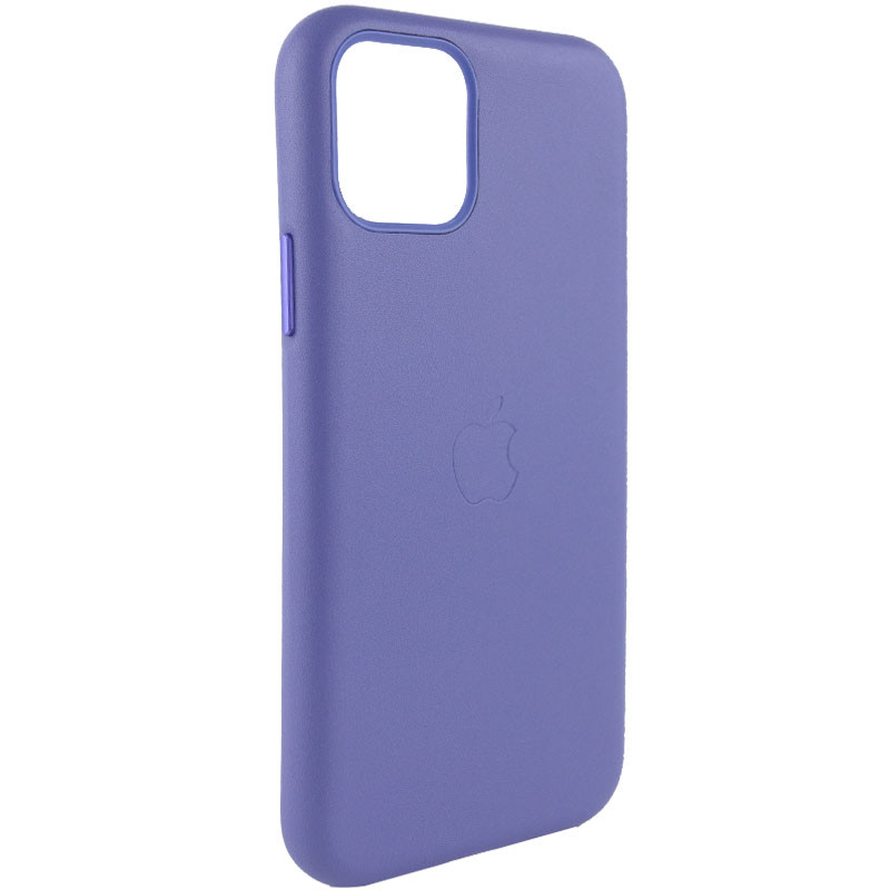 Фото Кожаный чехол Leather Case (AA Plus) для Apple iPhone 11 (6.1") (Wisteria) на vchehle.ua