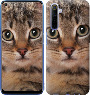 

Чехол Полосатый котик для Realme 6 920656