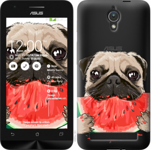 

Чехол Мопс и арбуз для Asus ZenFone C ZC451CG 843952