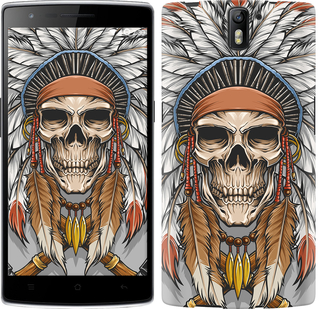 

Чехол Череп индейца для OnePlus 1 641374