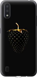 Чехол Черная клубника для Samsung Galaxy A01 A015F