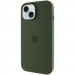 Чохол Silicone Case Full Protective (AA) with Magnetic Safe на Apple iPhone 15 Plus (6.7") (Зелений / Cyprus Green)