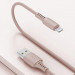 Фото Дата кабель Baseus Colourful USB to Lightning (2.4A) (1.2m) (CALDC) (Розовый) в магазине vchehle.ua