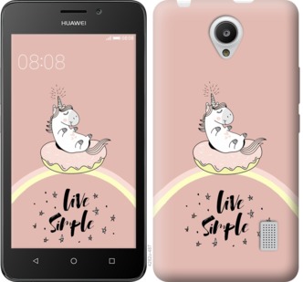 

Чехол Единорожка в пончике для Huawei Y635 719590