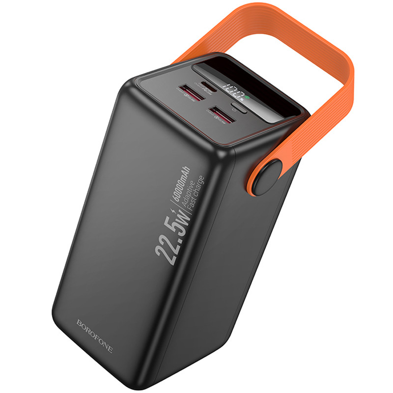 Фото Портативний ЗП Power Bank Borofone BJ66B Magnifico 22.5W+PD20W 60000 mAh (Black) на vchehle.ua