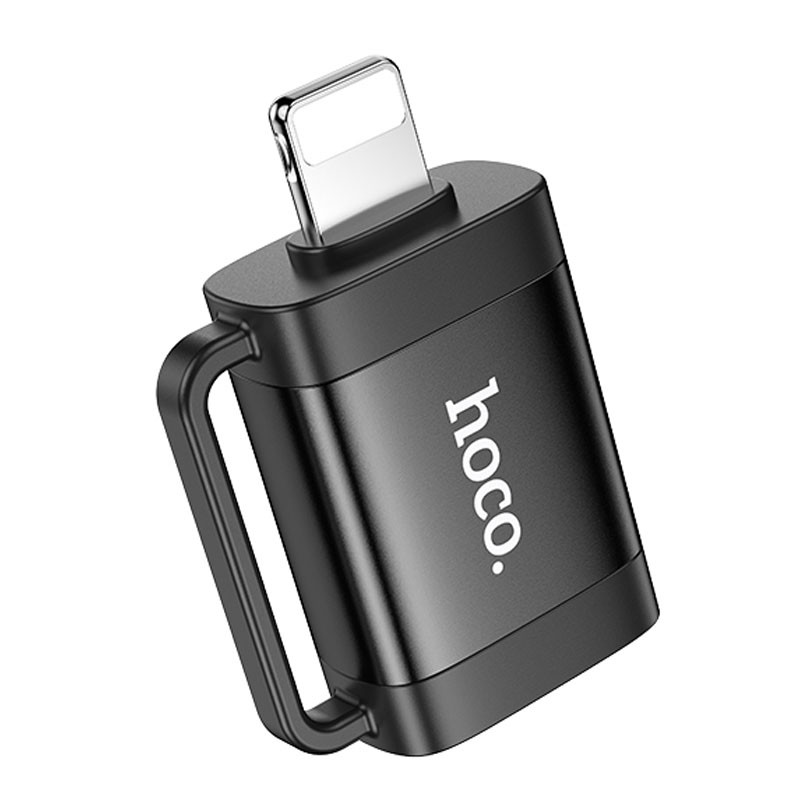 Перехідник Hoco UA31A OTG Lightning male to USB female (Black)