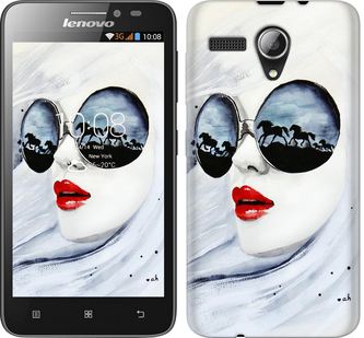 

Чехол Девушка акварелью для Lenovo A606 89816