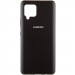 Чехол Silicone Cover Full Protective (AA) для Samsung Galaxy A42 5G (Черный / Black)