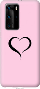 Чехол Сердце 1 для Huawei P40 Pro Plus