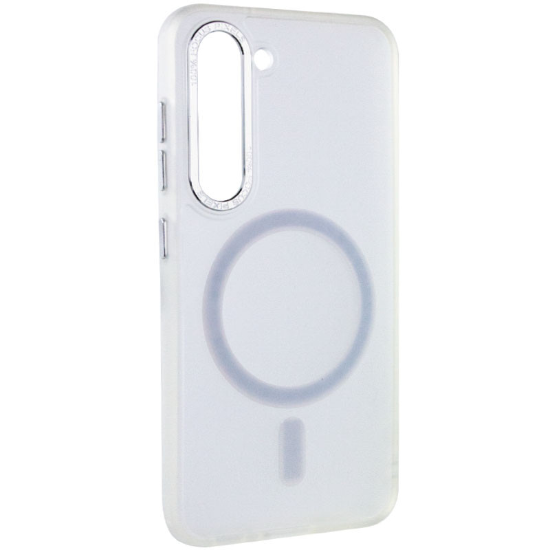 Чехол TPU Lyon frosted with Magnetic Safe для Samsung Galaxy S23 (White)