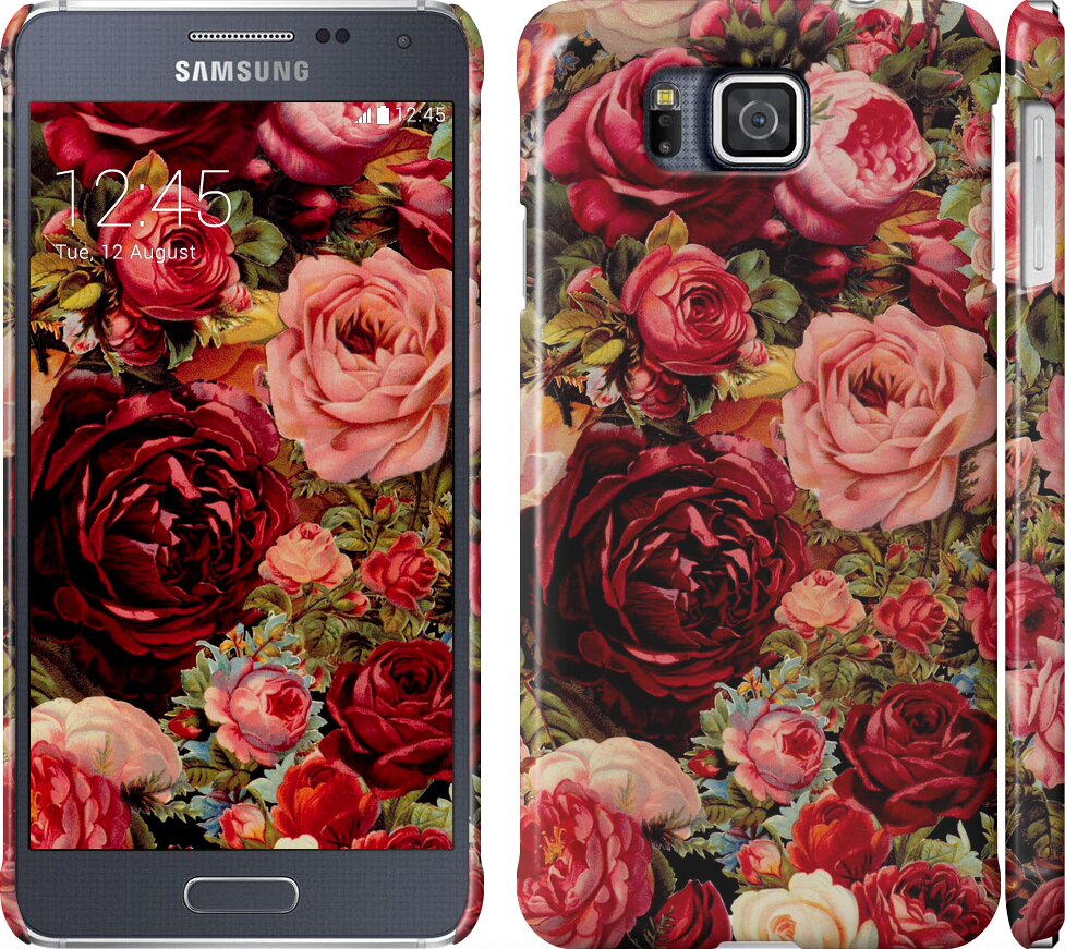 

Чохол Квітучі троянди на Samsung Galaxy Alpha G850F 235646