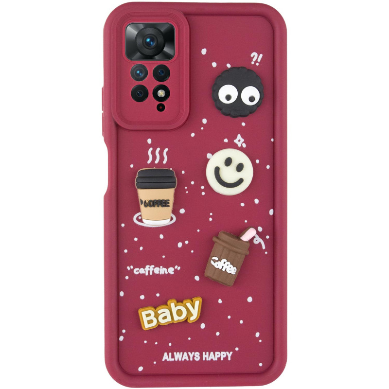 Фото Чехол TPU Toys Case для Xiaomi Redmi Note 11 Pro 4G/5G / 12 Pro 4G (Red / Always Happy) на vchehle.ua