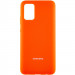 Чохол Silicone Cover Full Protective (AA) на Samsung Galaxy A02s (Помаранчевий / Neon Orange)