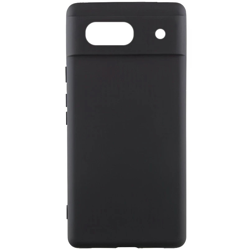 Чохол TPU GETMAN Liquid Silk Full Camera на Google Pixel 6 (Чорний / Black)