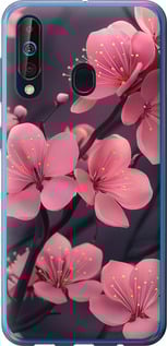 Чохол Пурпурна сакура на Samsung Galaxy A60 2019 A606F