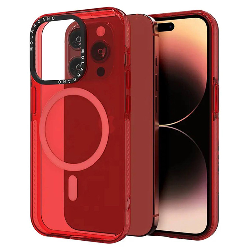 Фото TPU чехол Molan Cano Magnetic Jelly для Apple iPhone 15 Pro Max (6.7") (Red) в магазине vchehle.ua
