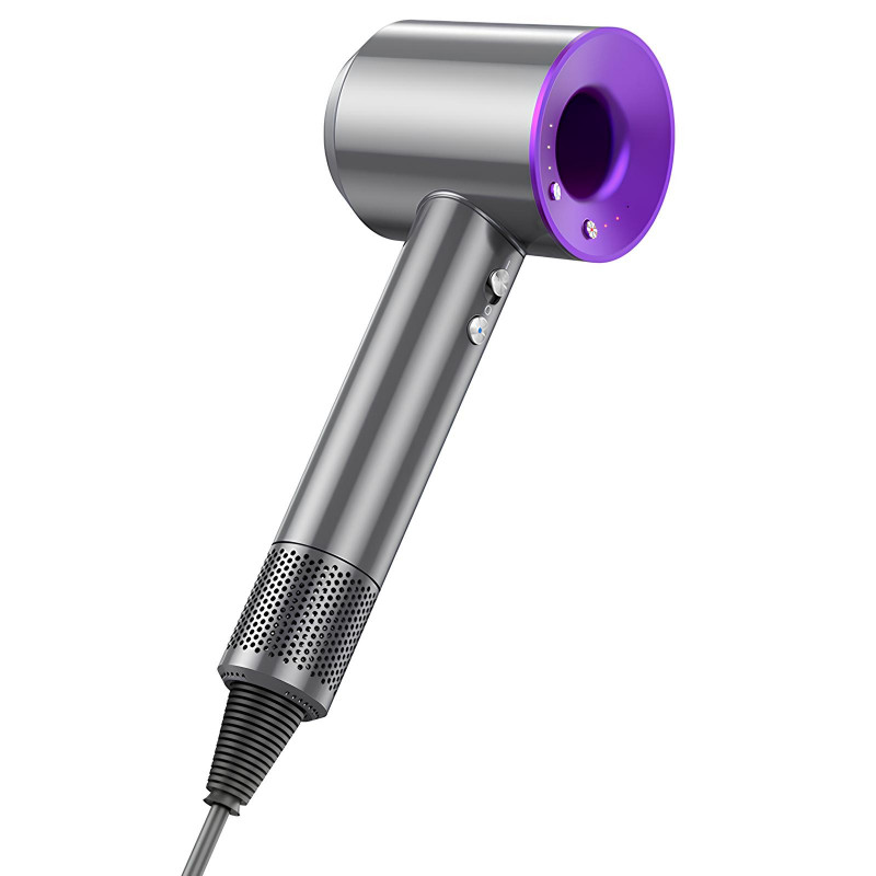 Фото Фен для волос Hoco HP11 Plus с отрицательной ионизацией (1600W) (Purple) на vchehle.ua