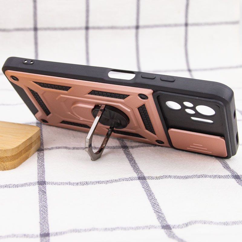

Ударостійкий чохол Camshield Serge Ring for Magnet для Xiaomi Redmi Note 10 (Rose Gold) 1162326