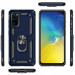 Фото Ударостійкий чохол Serge Ring for Magnet на Samsung Galaxy S20 (Темно синій) на vchehle.ua