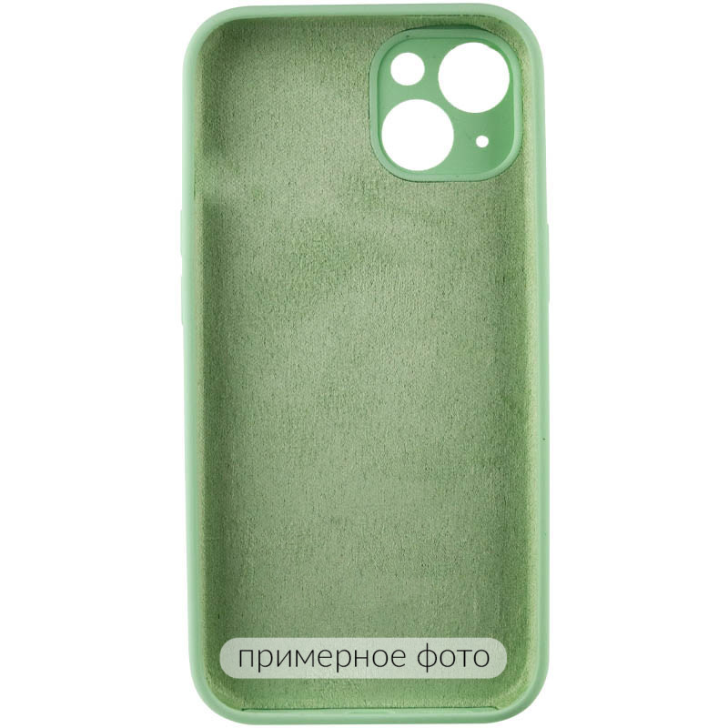 Чехол Silicone Case Full Protective (AA) NO LOGO для Apple iPhone 16 (6.1") (Зеленый / Pistachio) в магазине vchehle.ua