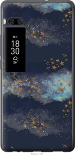 

Чохол Ночь золотые звезды для Meizu Pro 7 Plus 1406128