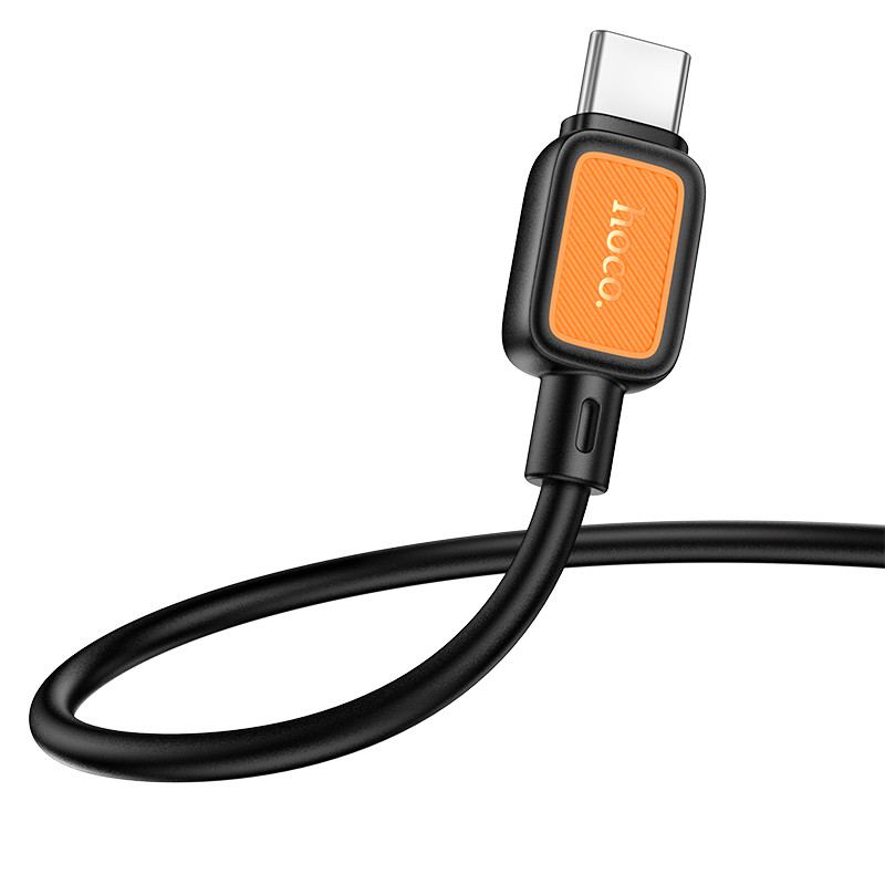 Фото Дата кабель Hoco X108 Benefit 60W Type-C to Type-C (1m) (Black) в магазине vchehle.ua