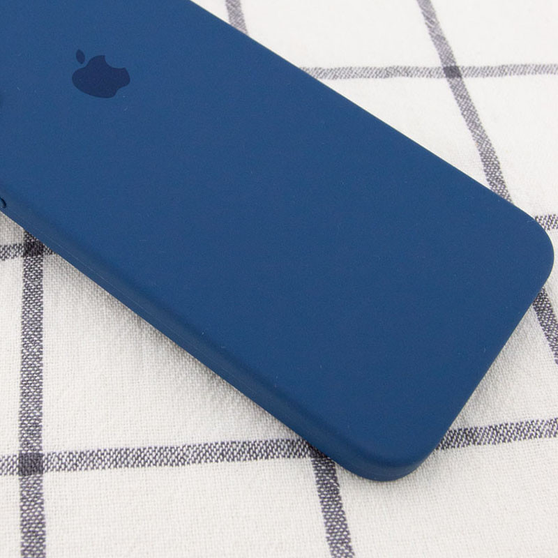 Фото Чохол Silicone Case Square Full Camera Protective (AA) на Apple iPhone 6/6s (4.7") (Синій / Navy blue) на vchehle.ua