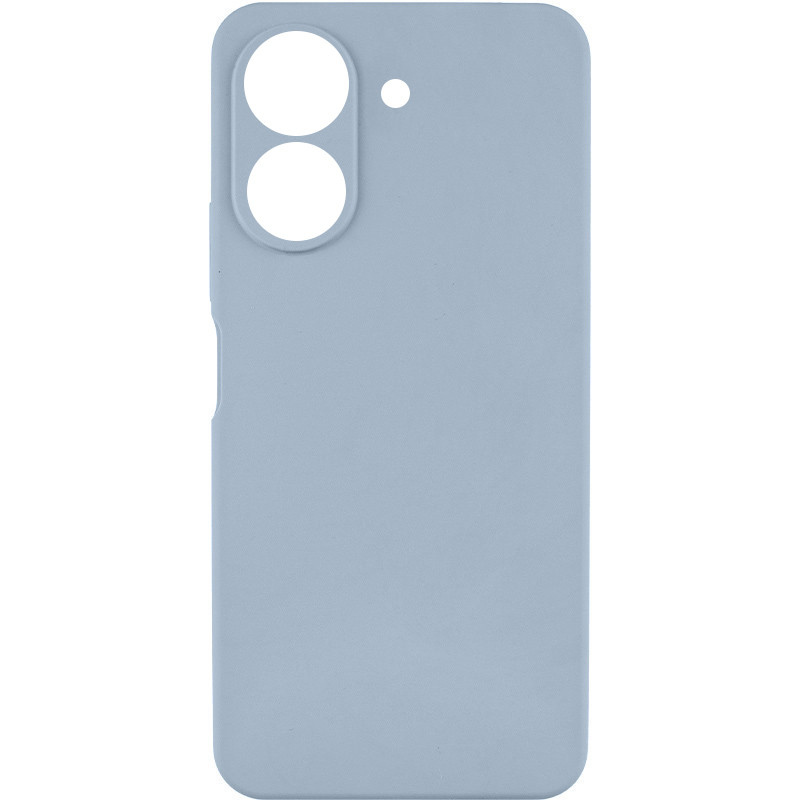 Чехол TPU GETMAN Liquid Silk Full Camera для Xiaomi Redmi 13C / Poco C65 (Голубой / Lilac Blue)