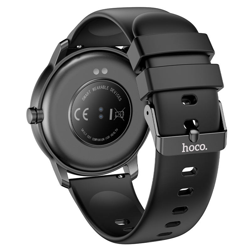 Фото Уценка Смарт-часы Hoco Smart Watch Y4 (Эстетический дефект / Черный) на vchehle.ua