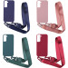 Чехол Crossbody с длинным цветным ремешком для Samsung Galaxy S22+
