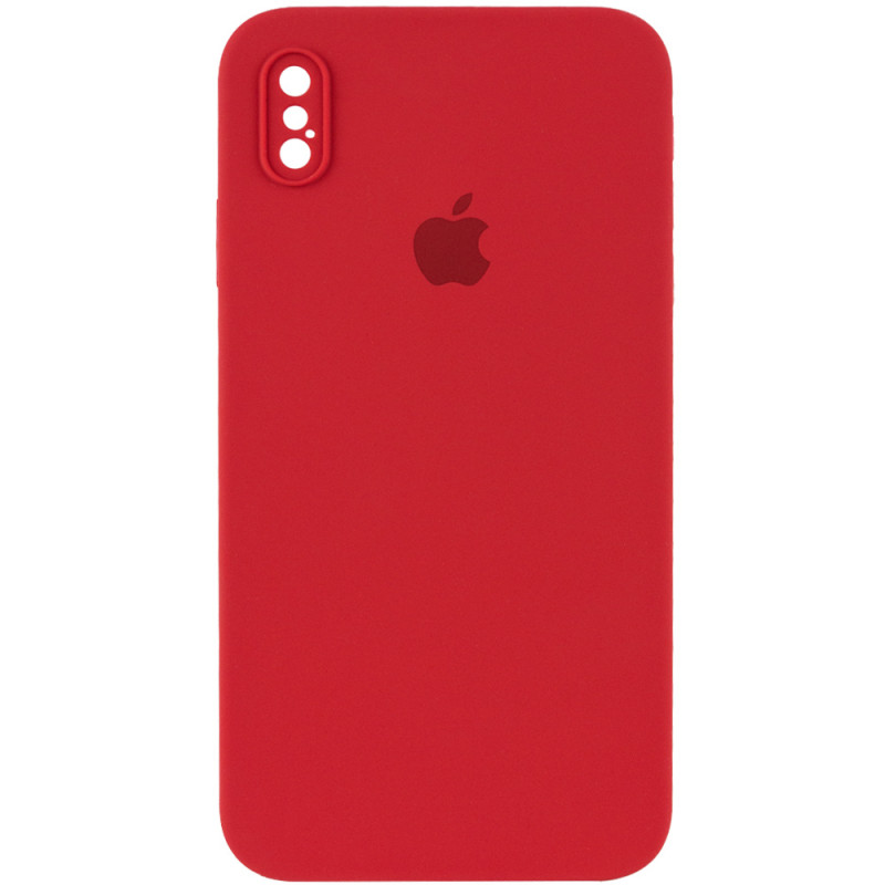 

Чехол Silicone Case Square Full Camera Protective (AA) на iPhone XS Max (6.5") (Червоний / Camellia) 1086904