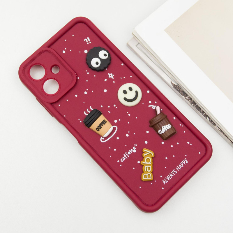 Фото Чохол TPU Toys Case на Samsung Galaxy A06 (Red / Always Happy) в маназині vchehle.ua