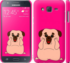 Чохол Веселий мопс на Samsung Galaxy J5 (2015) J500H