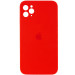 Чохол Silicone Case Square Full Camera Protective (AA) на Apple iPhone 11 Pro Max (6.5") (Червоний / Red)